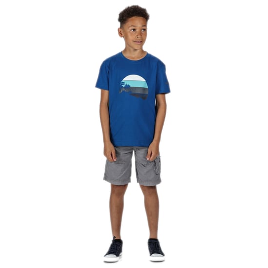 Regatta Kinderen/Kinderen Bosley III Bedrukt T-shirt (Nautisch Blauw) - Image 3