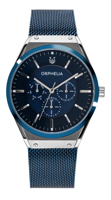 Orphelia Saffiano Men's Blue Watch OR72902