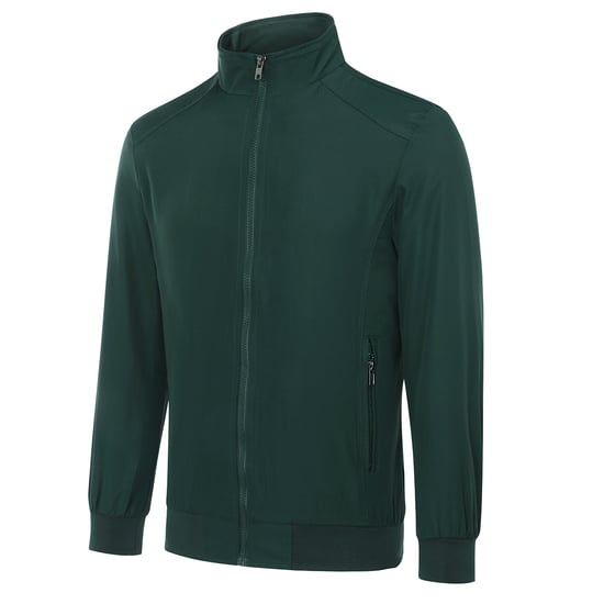 Heren Bomberjack met opstaande kraag, overgangsjack voor de herfst, casual sportjack groen - Image 2