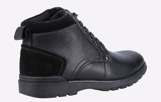 Hush Puppies Dean Suède Heren Zwarte Laarzen - Image 3