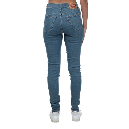 Dames Levis 720 High Rise Super Skinny Jeans in Lichtblauw - Image 2