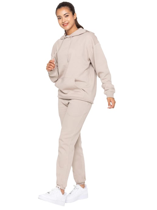 Enzo | Dames Oversized Pullover Hoodie Tracksuit Set - Image 2