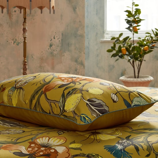 EW by Edinburgh Weavers Morton Floral Premium Cotton Sateen Duvet Cover Set