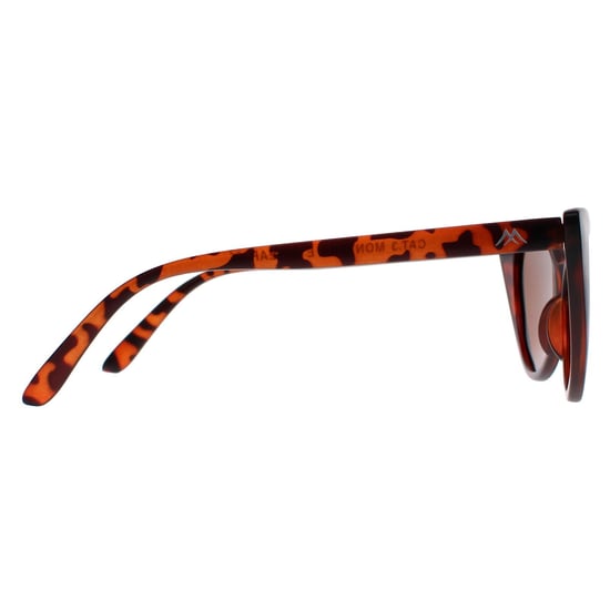 Montana Cat Eye Womens Matte Tortoise Brown Polarized MP71