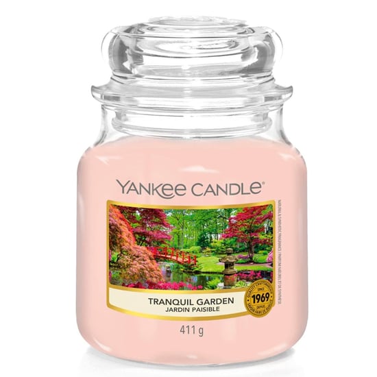 Yankee Candle Original Medium Jar Geurkaars Rustige Tuin, 411g - Image 1