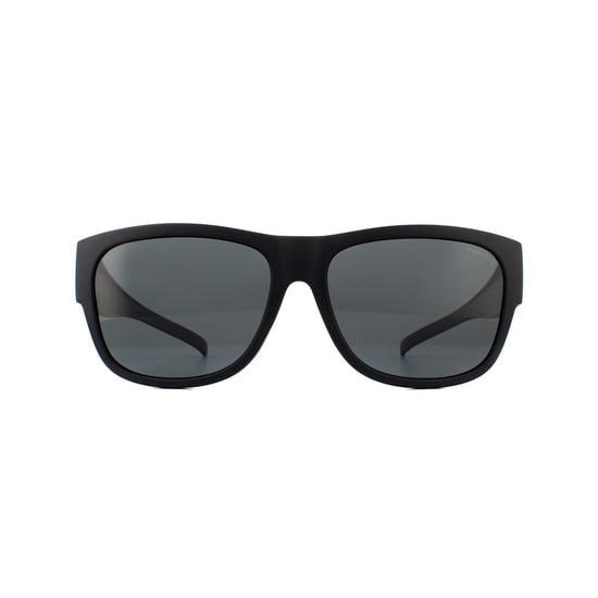 Polaroid Suncovers Square Unisex Black Grey Polarized Sunglasses