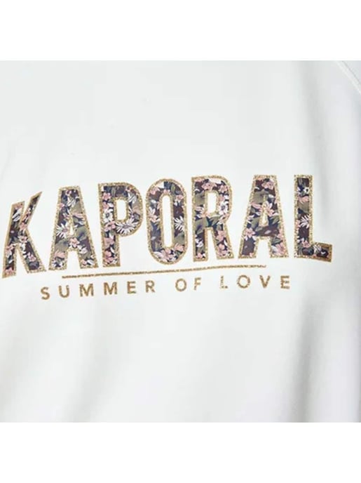 Kaporal damessweatshirt Java in ecru - Image 3