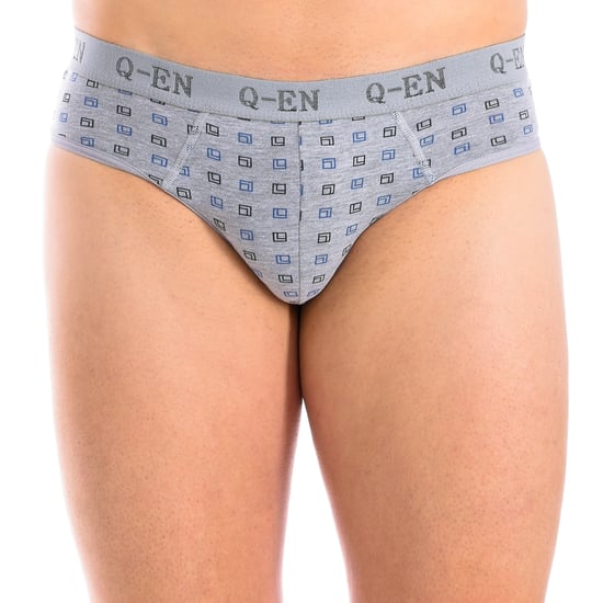 Pack-3 Q-EN Slips printed breathable fabric 504 men