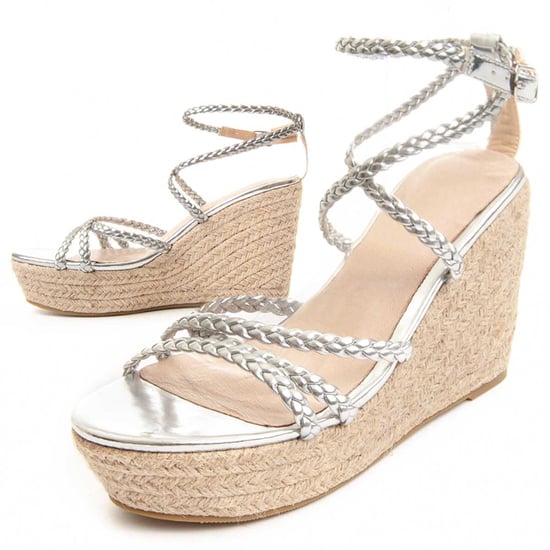Montevita Wedge Sparto Sandalen Wesparto6 in Zilver - Image 2