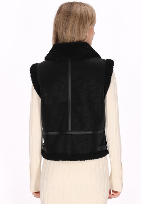 Dreimaster Waistcoat Dames zwart - Image 4