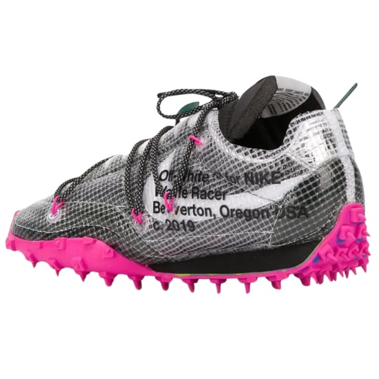 Nike X Off-White Vapour Street Black Laser Fuchsia Black Shoes - Image 3