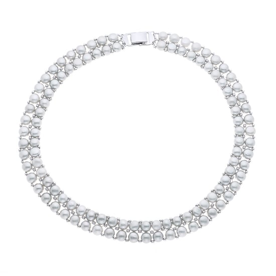 Necklace 2 Rows of Real Freshwater Pearls 4 mm