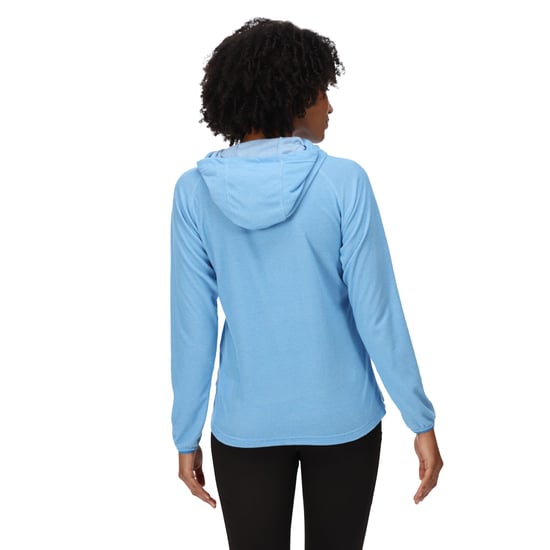 Regatta Dames/dames Montes Lichtgewicht Hoodie (Sonisch blauw/wit) - Image 5