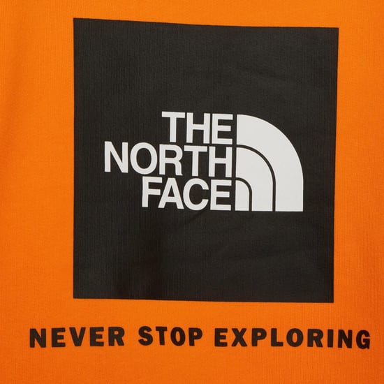 The North Face jeugdbox sweatshirt met ronde hals in geel - Image 2