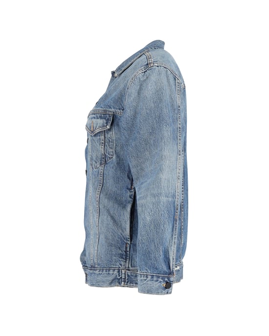 Alexander Wang Daze Oversized Denimjack in Blauw Katoen - Image 2