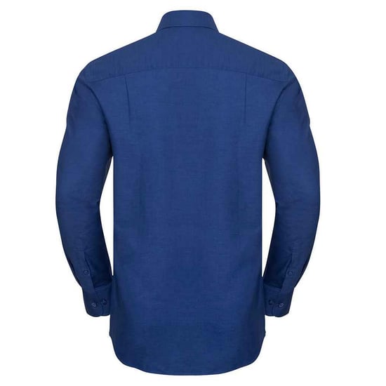 Russell Collection Heren Oxford Easy-Care Formeel Overhemd Met Lange Mouwen (Helder Koningsblauw) - Image 2