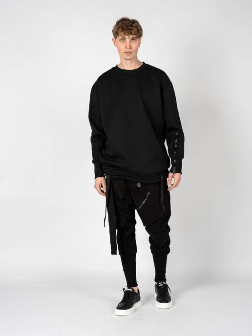 La Haine Inside Us blouse LM030 Mannen zwart - Image 1