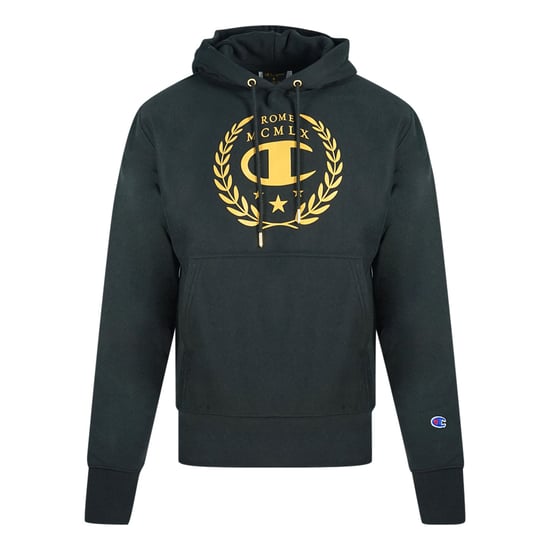 Champion Rome-logo zwarte hoodie - Image 1