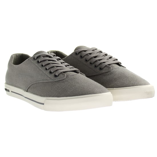 Seavees Hermosa Mens Grey Plimsolls