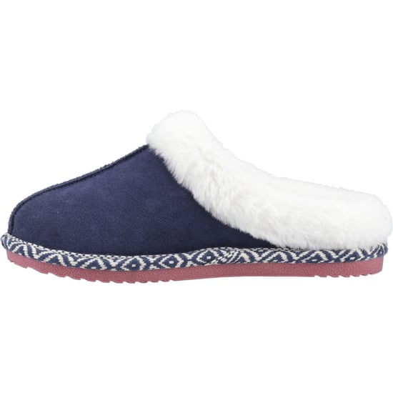 Hush Puppies Amara Suède Vrouwen Slippers Navy - Image 4