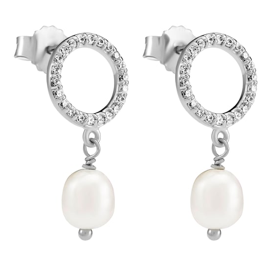 Orphelia 'Spa' Dames 925 Sterling Zilveren Dangle Oorbellen - Zilver ZO-7575 - Image 1