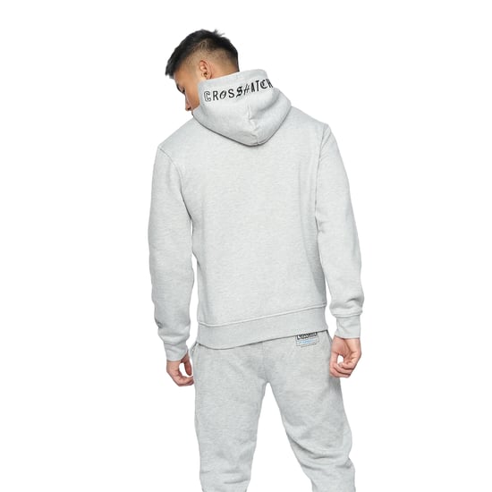 Crosshatch Heren Pepperhill Hoodie (Lichtgrijs mergel) - Image 2