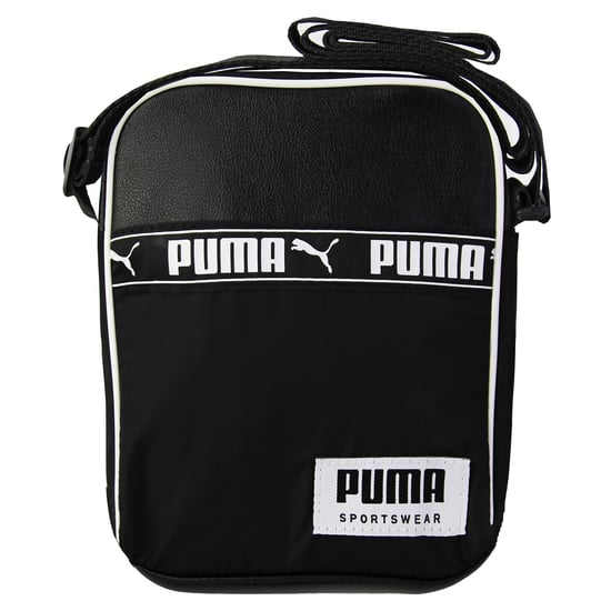 Puma Sportwear Campus Unisex Zwarte Schouder Verstelbare Tas - Image 1