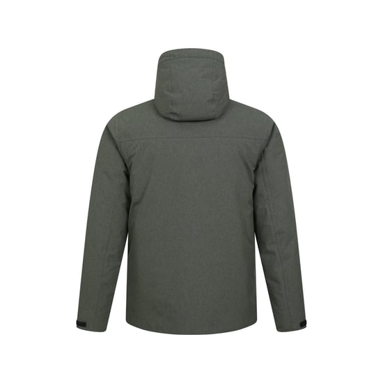 Mountain Warehouse Waterdichte gewatteerde heren Tempest Jacket (Kaki Groen) - Image 2