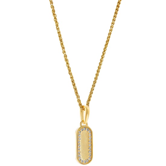 Orphelia 'Malaga' Dames 925 Sterling Zilveren Hanger met Ketting - Goud ZH-7573/G - Image 3