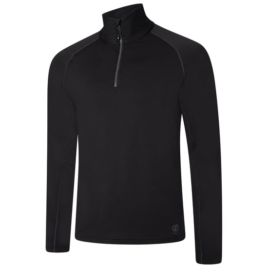 Dare 2B Mens Fuser Core Stretch Half Zip Thermal Top (Black)