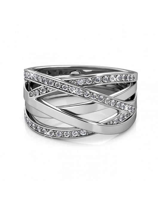 Kriskras Ring - Oostenrijks Kristal - Image 3