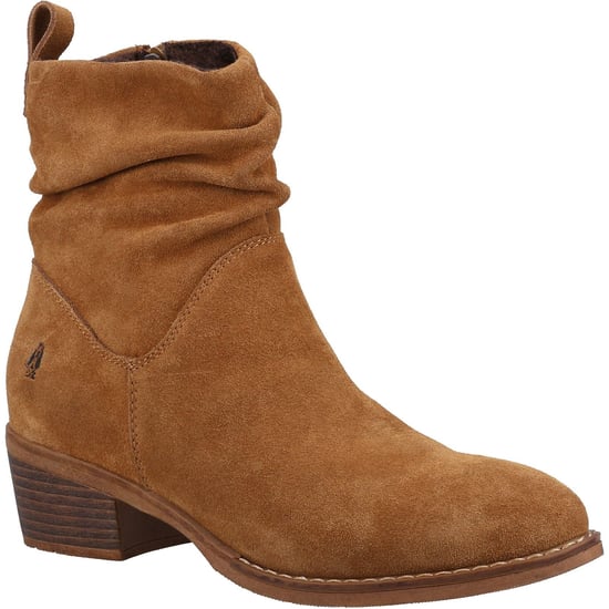 Hush Puppies Iris Suède Dameslaarzen Tan - Image 1