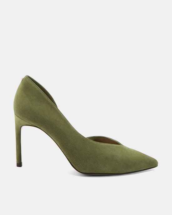 Ted Baker Daphnes Suede Court Shoe, Green