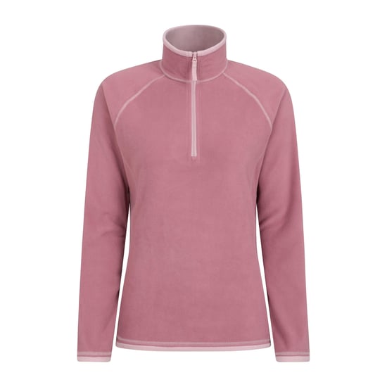 Mountain Warehouse Dames/Dames Montana Half Zip Fleece Top (Lichtroze) - Image 1