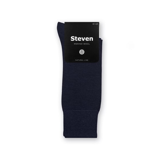 Steven - Heren 1 Paar Originele Merino Wol Sokken voor de Winter - Marine - Image 2