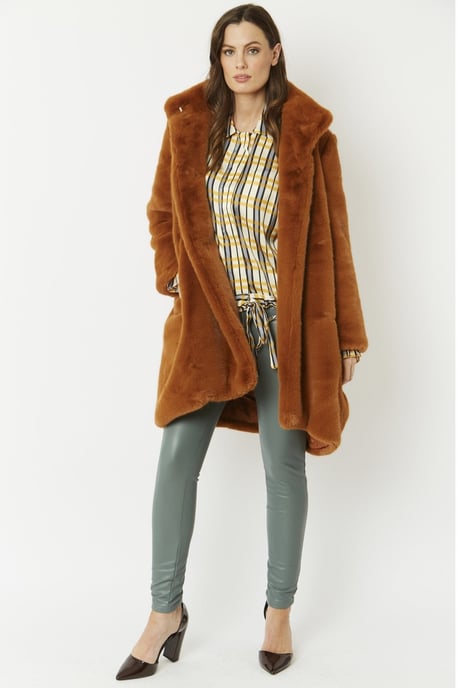 Oversized Faux Fur Coat