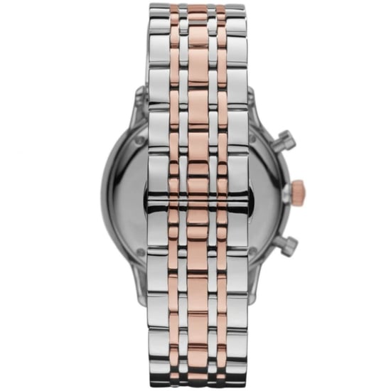 Emporio Armani AR0399 Tweekleurig herenhorloge met chronograaf - Image 2