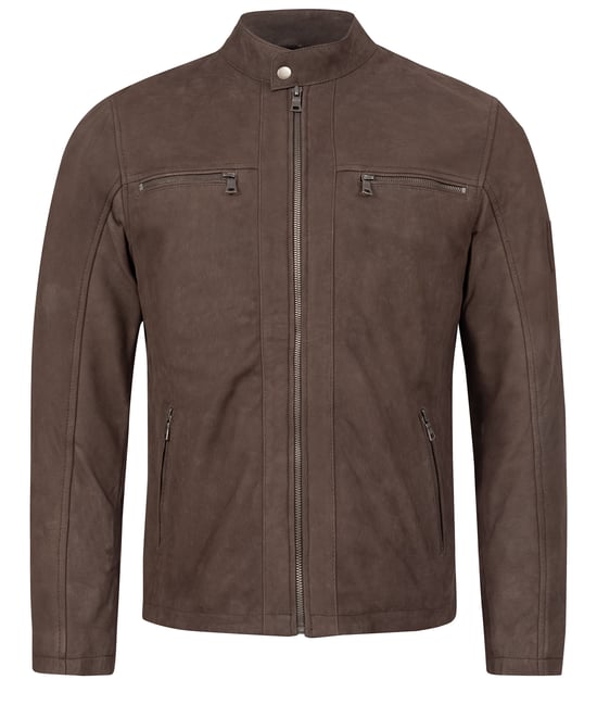 Rock Creek Lederjacke Dunkelbraun - Image 1