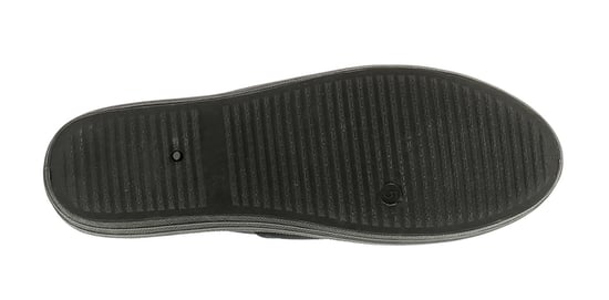 Platino Womens Canvas Pumps Plimsolls Monster Lace Up black