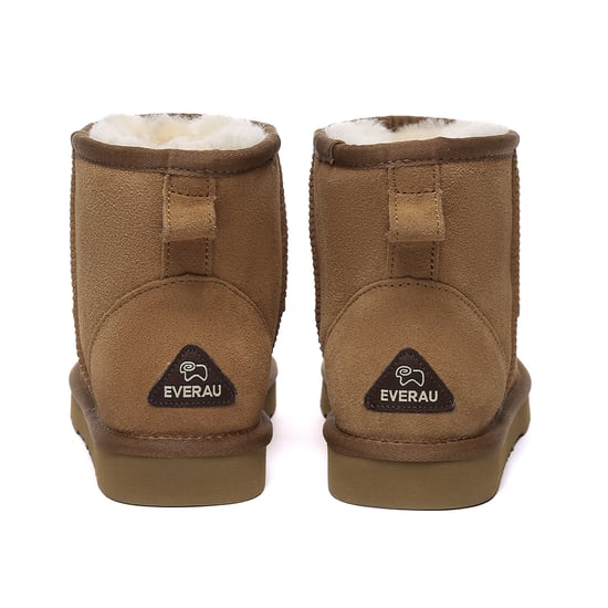 EVER AU Australia Women Ostrich Leather Short Boots