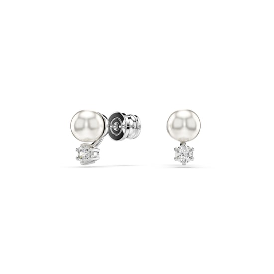 Swarovski 'Matrix' Dames Stud Oorbellen van Basismetalen - Zilver 5694225 - Image 2