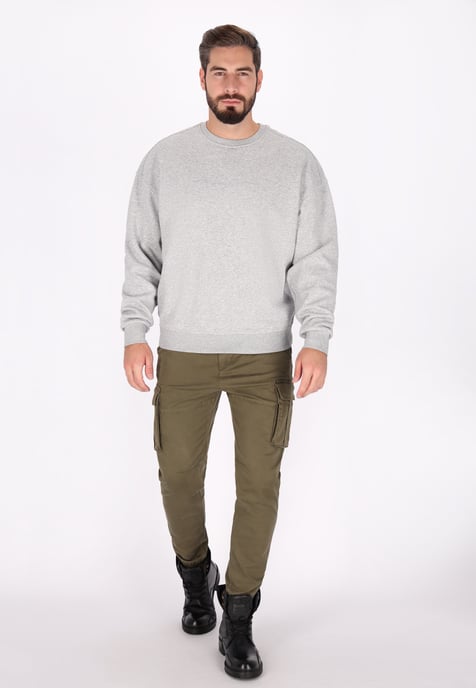 Dreimaster Sweatshirt Heren grijs melange - Image 2
