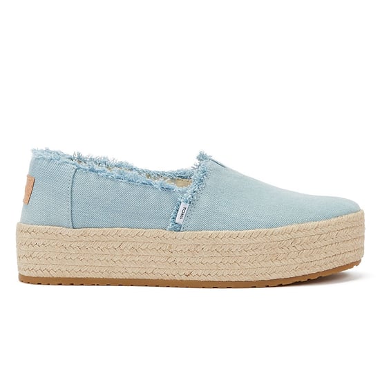 TOMS Gewassen Denim Valcia Pastelblauw Vrouwen Espadrilles - Image 4