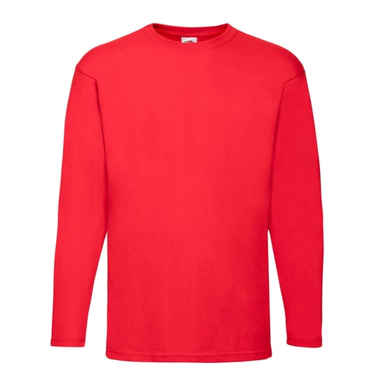 Fruit of the Loom Heren Valueweight T-shirt met lange mouwen (Rood) - Image 1
