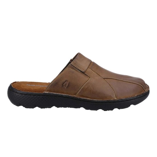 Hush Puppies Mens Carson Leather Mules (Brown)