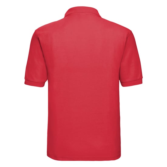 Russell Heren Klassiek Polycotton Poloshirt (Helder rood) - Image 2