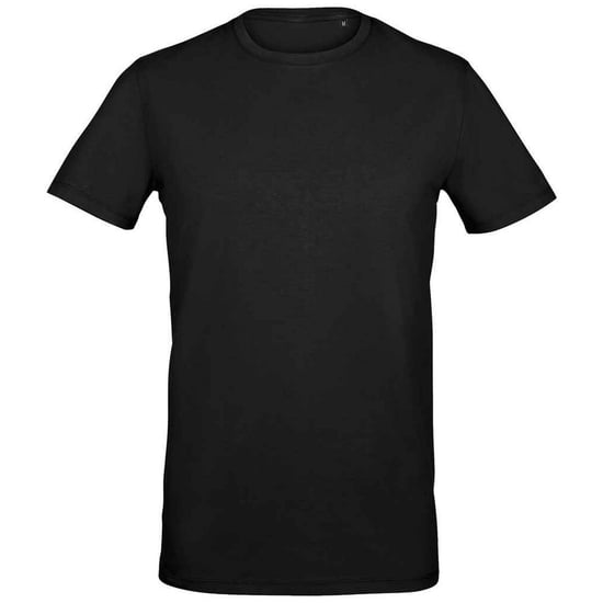 SOLS Heren Millenium Stretch T-Shirt (Diep zwart) - Image 1