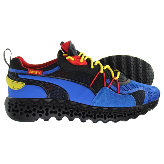PUMA Calibrate Restored Lace Up Yellow Multicolor Mens Trainers