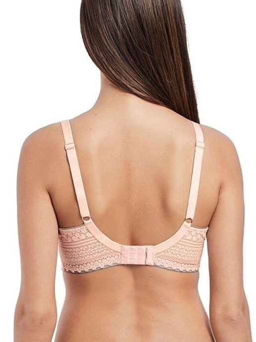 Daisy Lace Padded Half Cup Bra