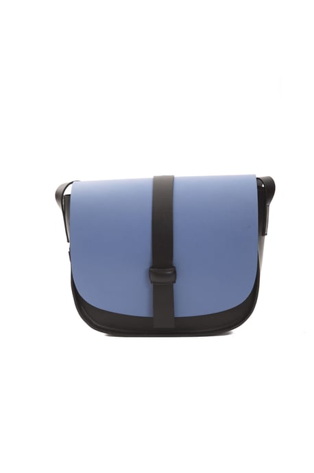 Pompei Donatella Vrouwen Blauw Leren Crossbody Tas - Image 1